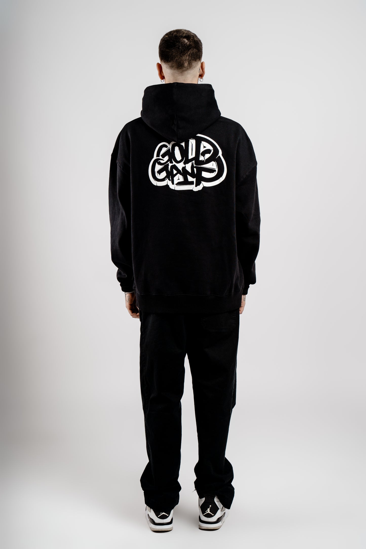 GG Logo Hoodie - Black