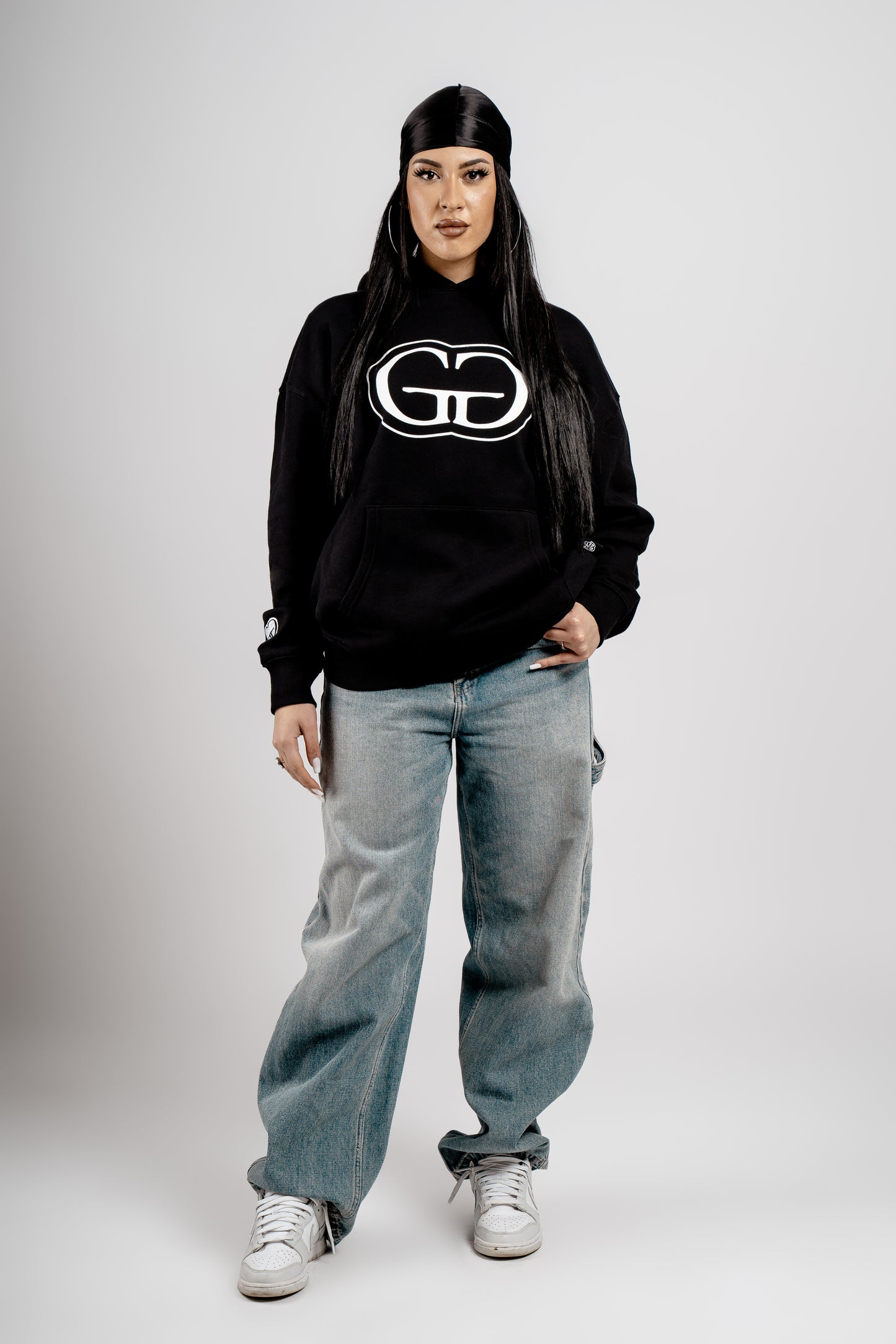 BIG GG Gang Hoodie - Black