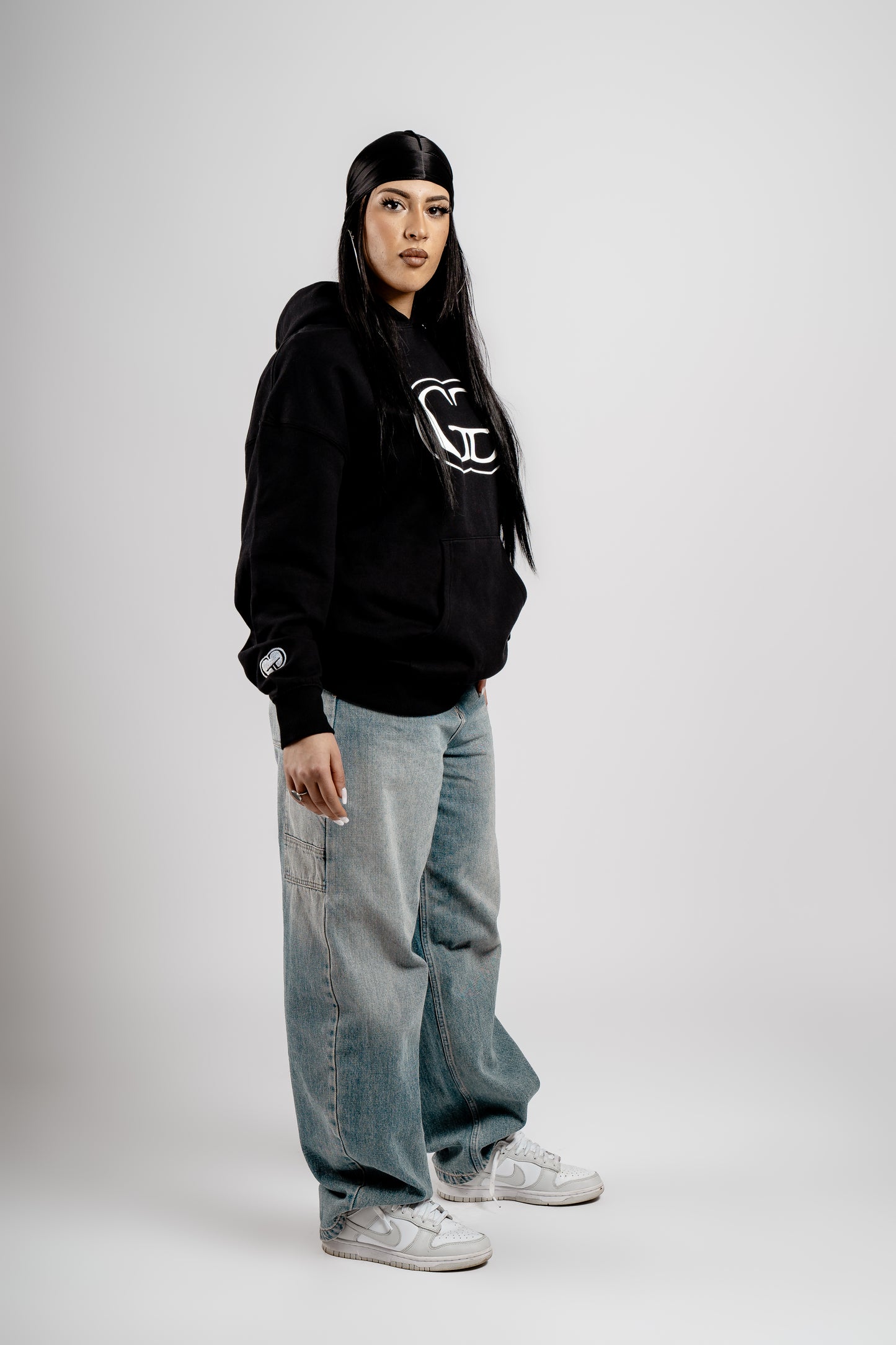BIG GG Gang Hoodie - Black