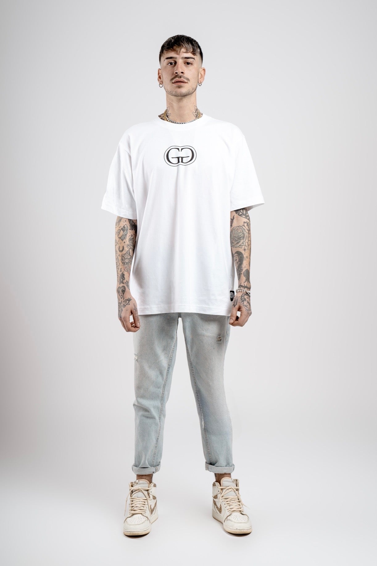 GG Logo Tee - White