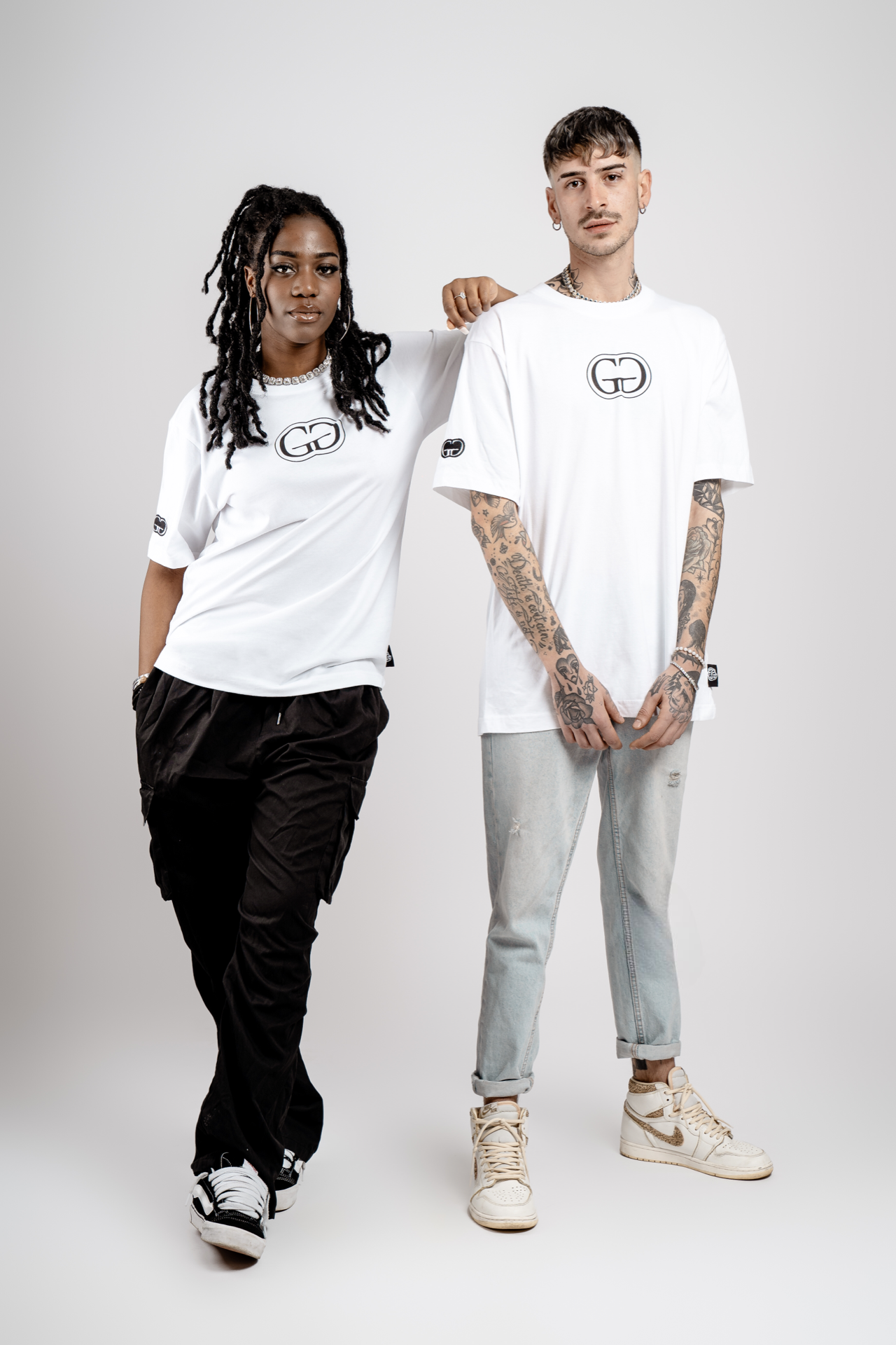 GG Logo Tee - White