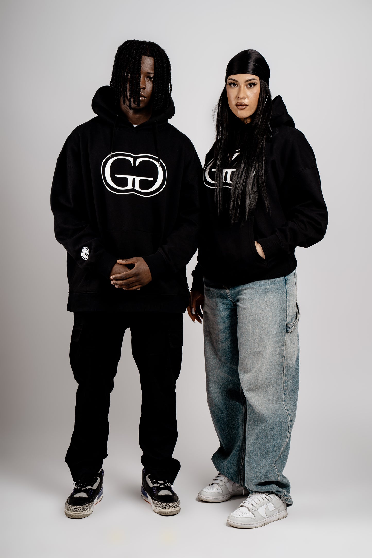 BIG GG Gang Hoodie - Black